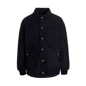 Khrisjoy Men's Chore Quilted Stripes Down Jacket